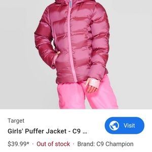 Young girls jacket size 6-6x